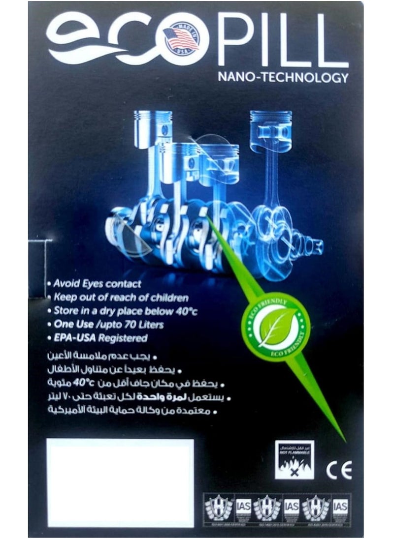 O2 fuel solutions - Eco Pill Nano Technology Fuel Treatment Tablet - Image 1