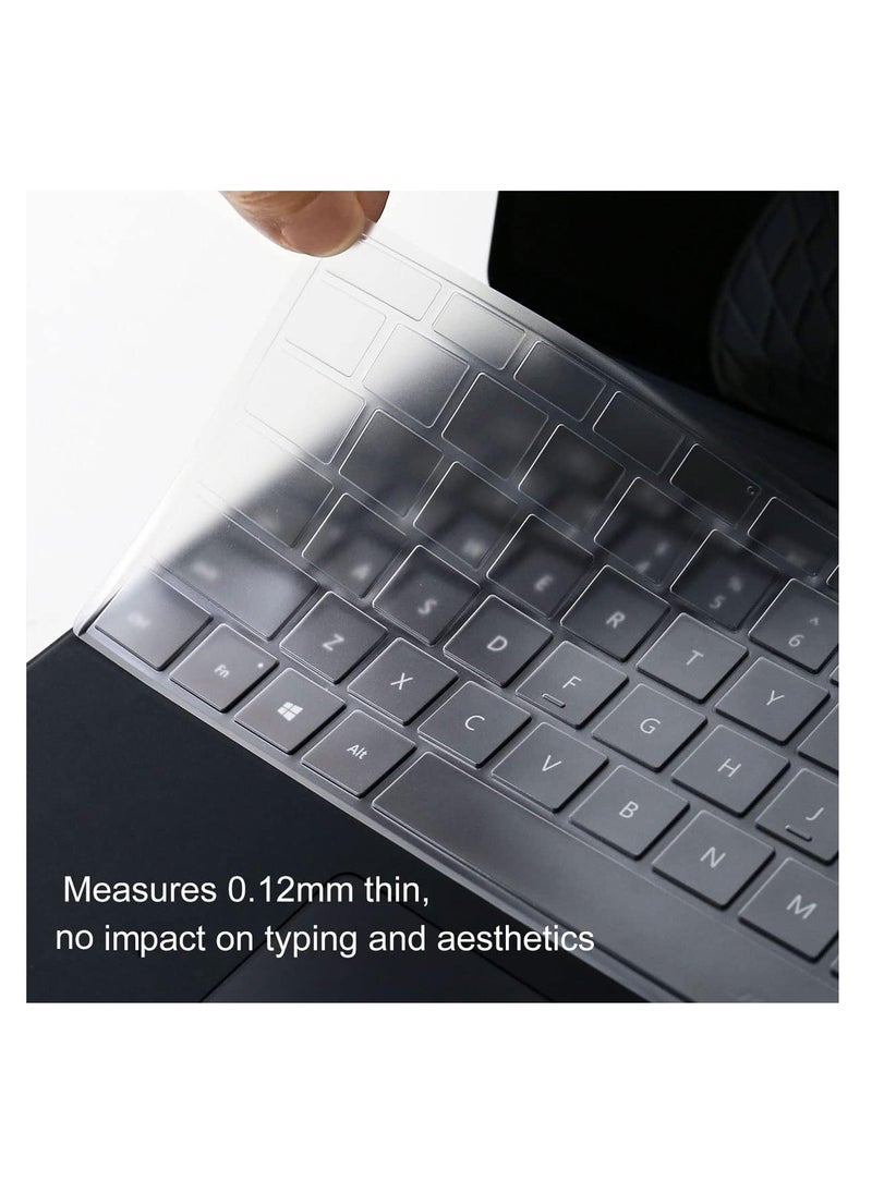 Soft Keyboard Cover for 13 inch Microsoft Surface Pro 2024 Copliot PC 11th Edition/ Surface Pro 10 2024 / Surface Pro 9 2022 / Surface Pro 8 2019 / Surface Pro X 2021 Tablet Keyboard Skin, US Layout
