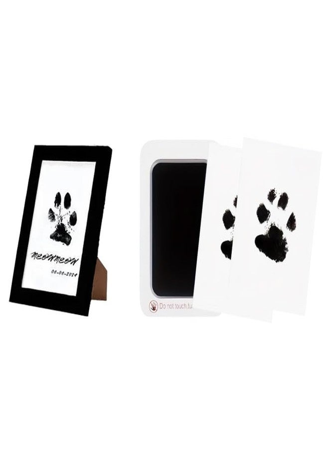 Inkless Paw Print Kit for Dogs - Mess-Free Dog Paw Print Kit, Pet Paw Impression Kit for Cats & Babies, Clean Touch Dog Print Kit with Ink Pad & Wooden Frame, Keepsake Gift for Pet Lovers & New Moms - Image 1
