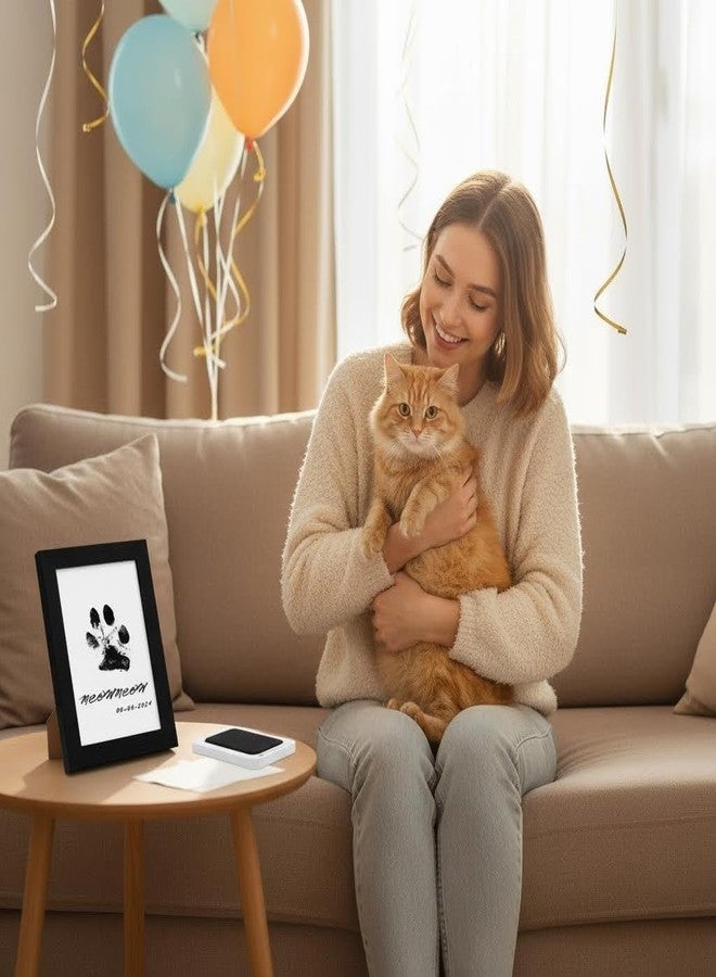 Inkless Paw Print Kit for Dogs - Mess-Free Dog Paw Print Kit, Pet Paw Impression Kit for Cats & Babies, Clean Touch Dog Print Kit with Ink Pad & Wooden Frame, Keepsake Gift for Pet Lovers & New Moms - Image 3