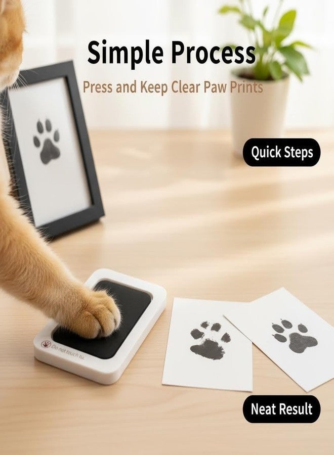 Inkless Paw Print Kit for Dogs - Mess-Free Dog Paw Print Kit, Pet Paw Impression Kit for Cats & Babies, Clean Touch Dog Print Kit with Ink Pad & Wooden Frame, Keepsake Gift for Pet Lovers & New Moms - Image 5