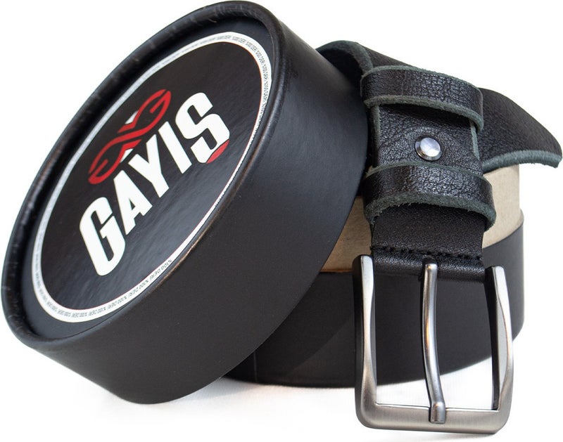 Gayış Gaış Special Boxed| Premium 100% Leather | Men's Denim-Fabric Trouser Belt | Soft Italian Leather Belt - Image 3