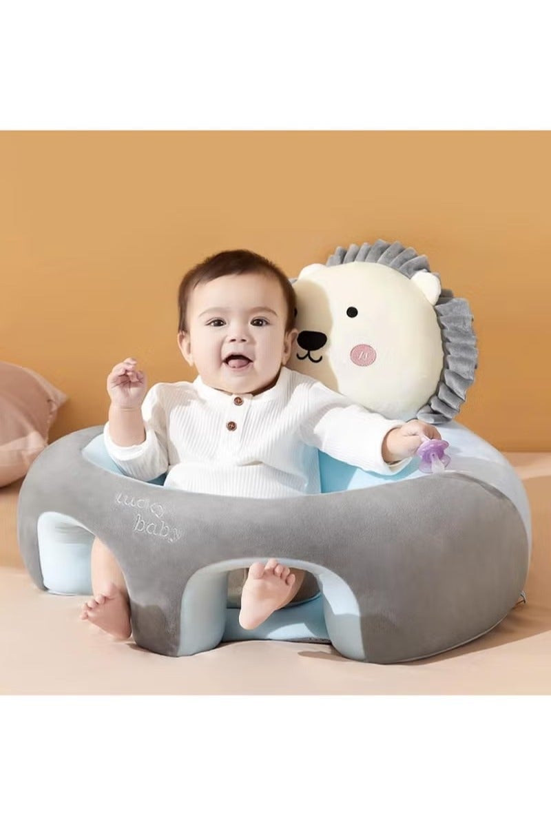 Halamine Baby Seat Chair ，Children's Plush Chair ，Sofa Chair for Children's Room， Baby Seat Aid Support Seat Learning Sitting Safety Seat Cushion Cuddly Toy Animal Children's Chair Plush Toys Toddler Furniture - Image 4