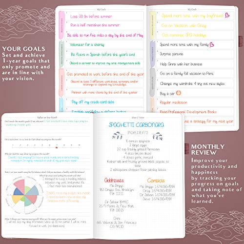 Legend Planner PRO Hourly Schedule - Weekly & Daily Organizer with Time Slots. Appointment Book Journal for Work & Personal, A4 (Rose Gold) - Image 5