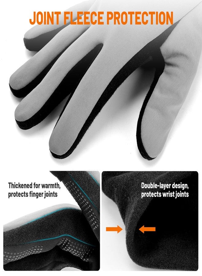 GXCROR Winter Gloves with Windproof & 3M Thermal Insulation, Touchscreen & Anti-Slip, Ideal for Running, Cycling, Hiking, Driving, and Outdoor Activities - Image 3
