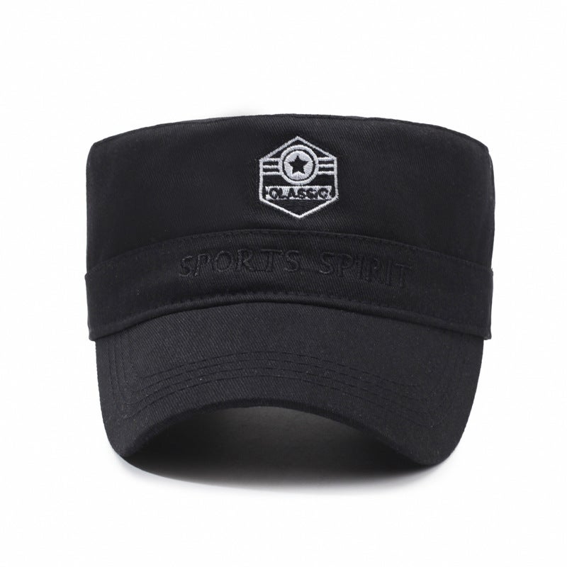 قبعة مسطحة عصرية للرجال بسيطة لأربعة مواسم قبعة تنفس بريطانية خفيفة الوزن - Image 3