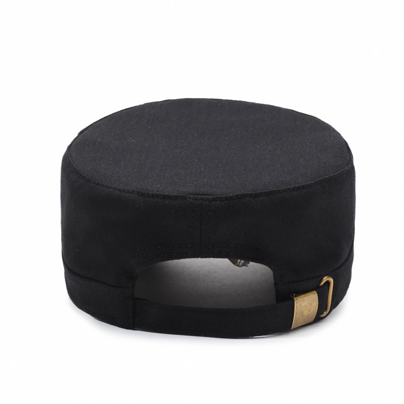 قبعة مسطحة عصرية للرجال بسيطة لأربعة مواسم قبعة تنفس بريطانية خفيفة الوزن - Image 4