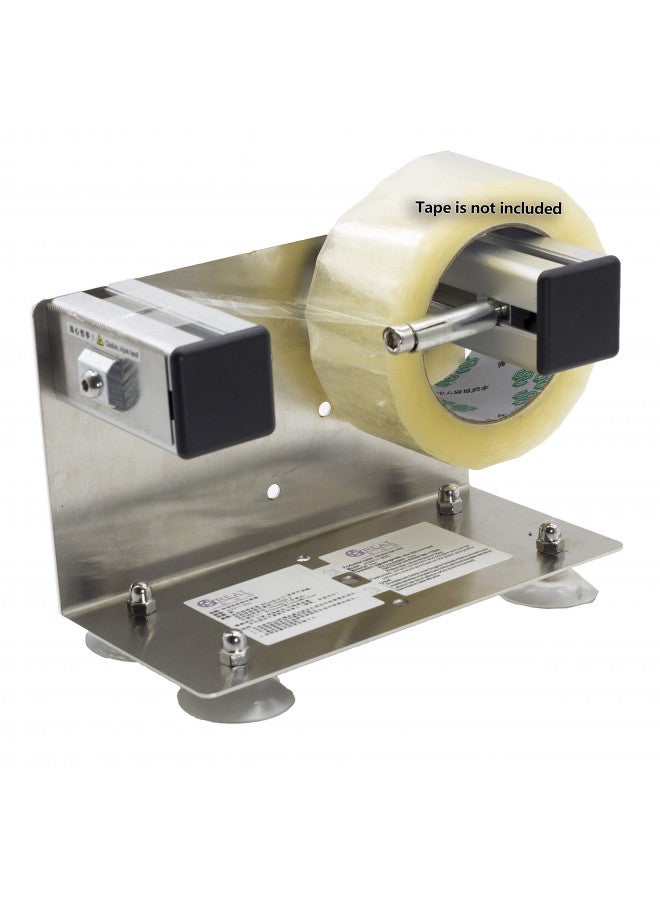 LDS Industry 2''/3'' Desktop Table Top/Wall Mounted Tape and Label Dispenser, Large Desktop Tape Dispenser, Stainless Steel Frame with Sucktion Cup Sucker TTD-01 - Image 1