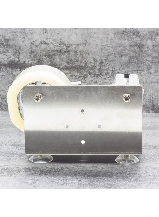 LDS Industry 2''/3'' Desktop Table Top/Wall Mounted Tape and Label Dispenser, Large Desktop Tape Dispenser, Stainless Steel Frame with Sucktion Cup Sucker TTD-01 - Image 4