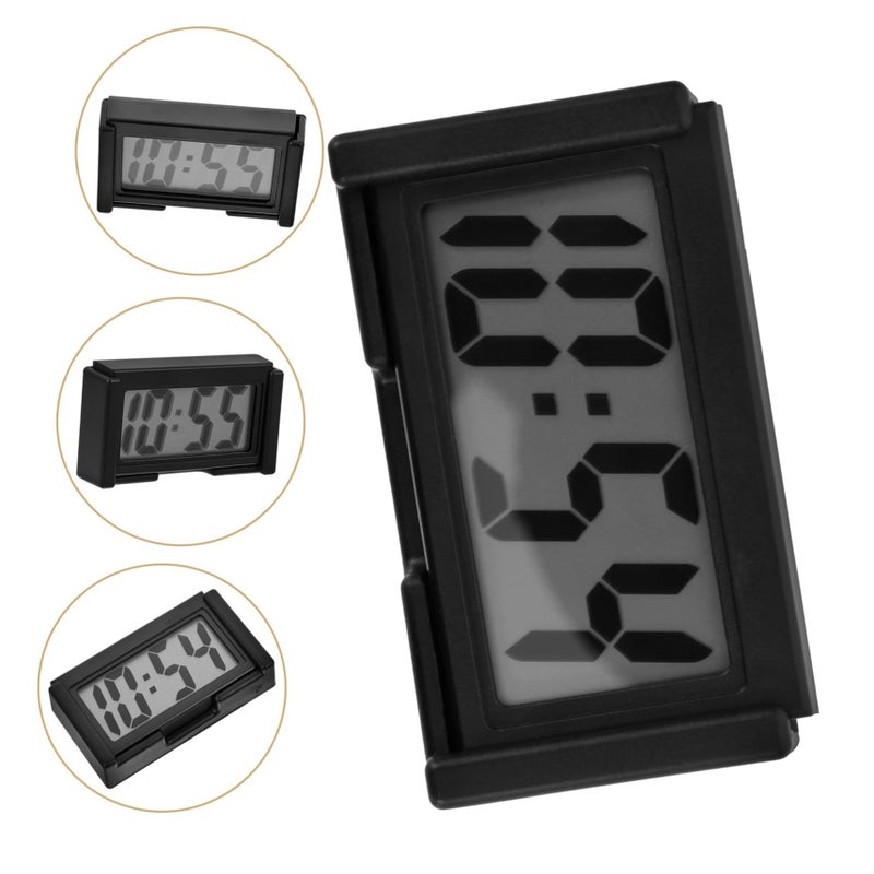 Mini LCD Dashboard Clock Precise Display for Car Desk Bedside - Image 5