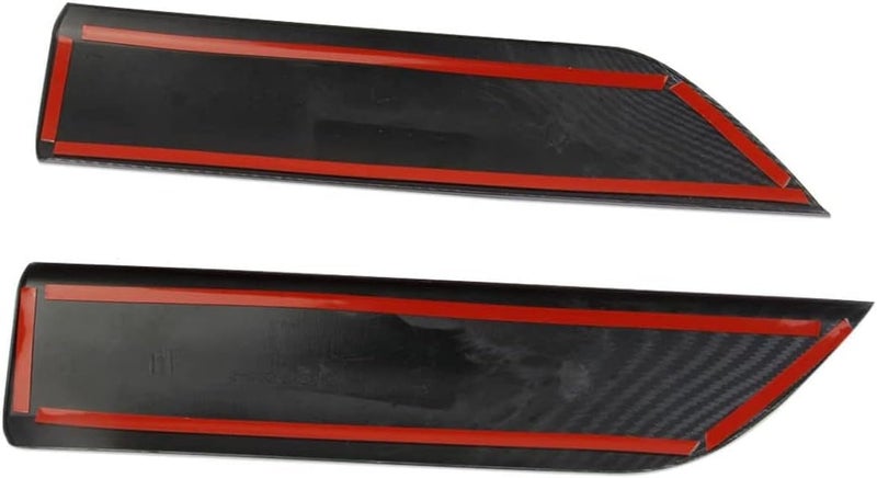Fewshaw Carbon Fiber Inner Door Handrail Handle Cover Trim for 2019-2023 Chevy Silverado 1500/GMC Sierra 1500 - Image 5