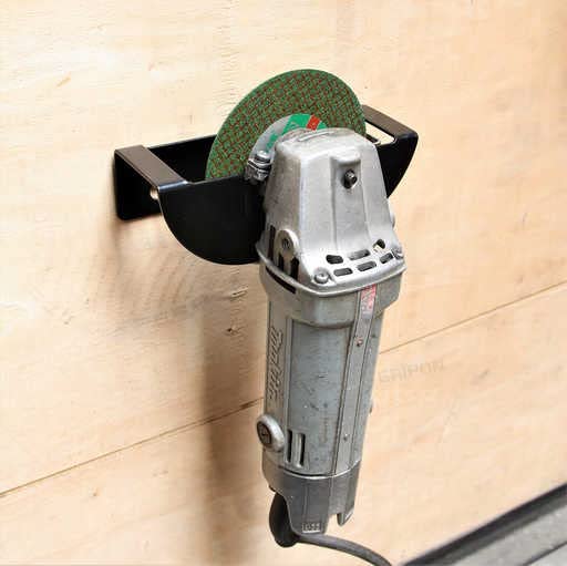 Gripon (Pack of 4) Black Angle Grinder Holder Tool Wall mount Bracket for 5inch Grinder - Image 5