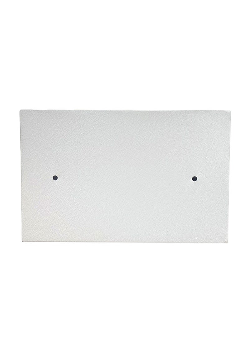 خزنة أمنية رقمية فاخرة مقاومة للحرائق ، مزودة ببصمة ولوحة أرقام الكترونية وقفل ومفتاح مادي 20*31*20 سم - Image 4