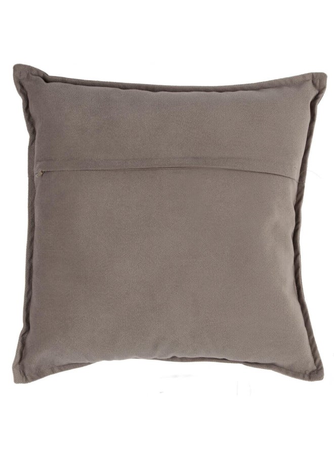 atmosphera Lilou High Quality Square Shaped Cushion Taupe 45 x 45cm 146200C - Image 2