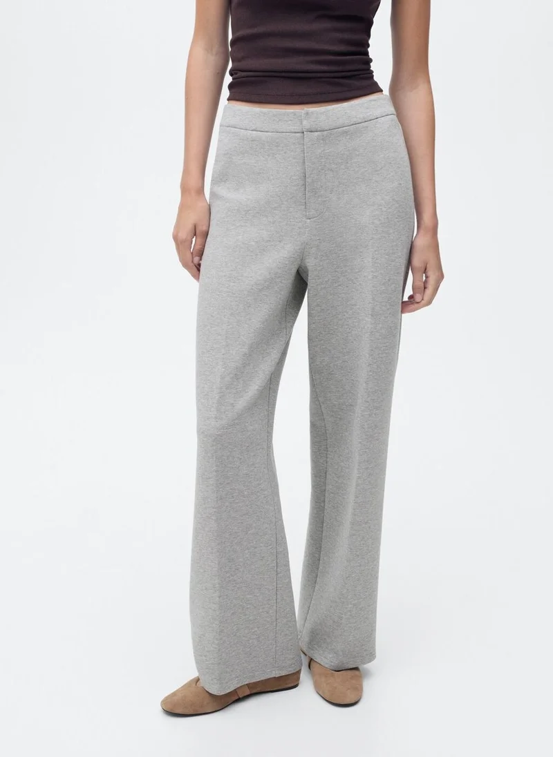 مانجو Straight-fit trousers with elastic waist