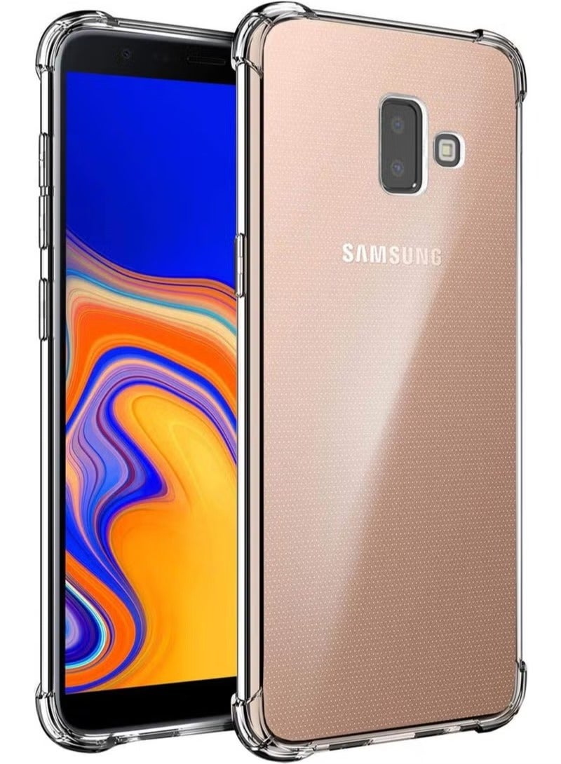 Shockproof Transparent Case Compatible with Samsung Galaxy J6 Plus - J610