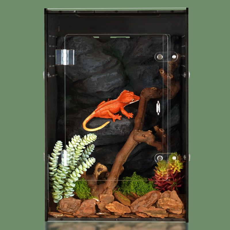maiyuolg Reptile Tank 12x12x18 Terrarium PVC Reptile Enclosure for Gecko Snake and Lizard Compact TreeDwelling Terrarium for Small Pets - Image 2