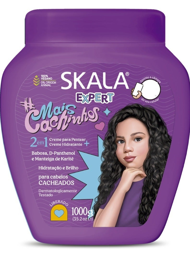 SKALA Expert Mais Cachinhes Hair Care Mask And Conditioner For Children 1000g