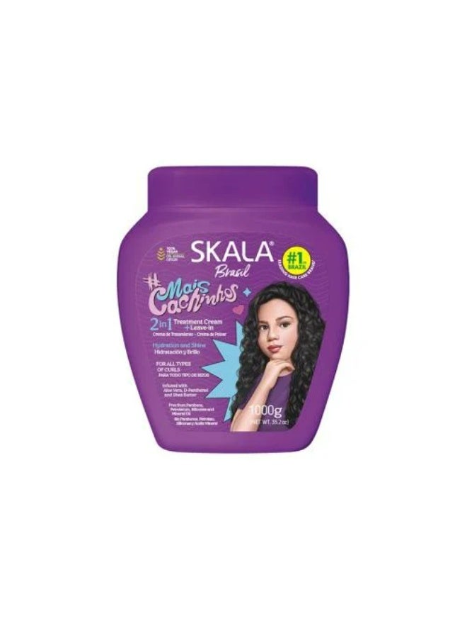 SKALA Expert Mais Cachinhes Hair Care Mask And Conditioner For Children 1000g - Image 2
