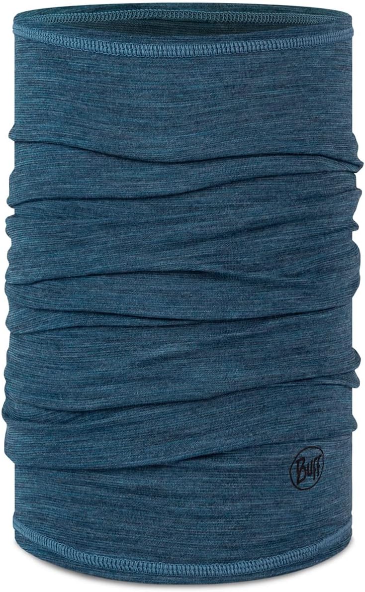 Buff Merino Lightweight Neckwear in Tempest Blue