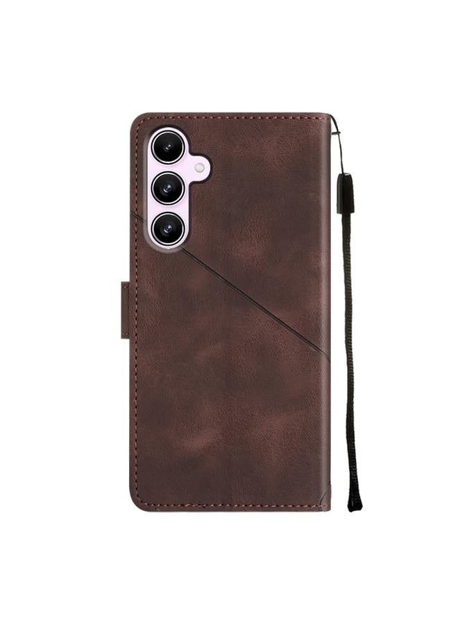 Zaboon Case For For Samsung Galaxy A55 Skin-feel Embossed Leather Phone Case - Image 3
