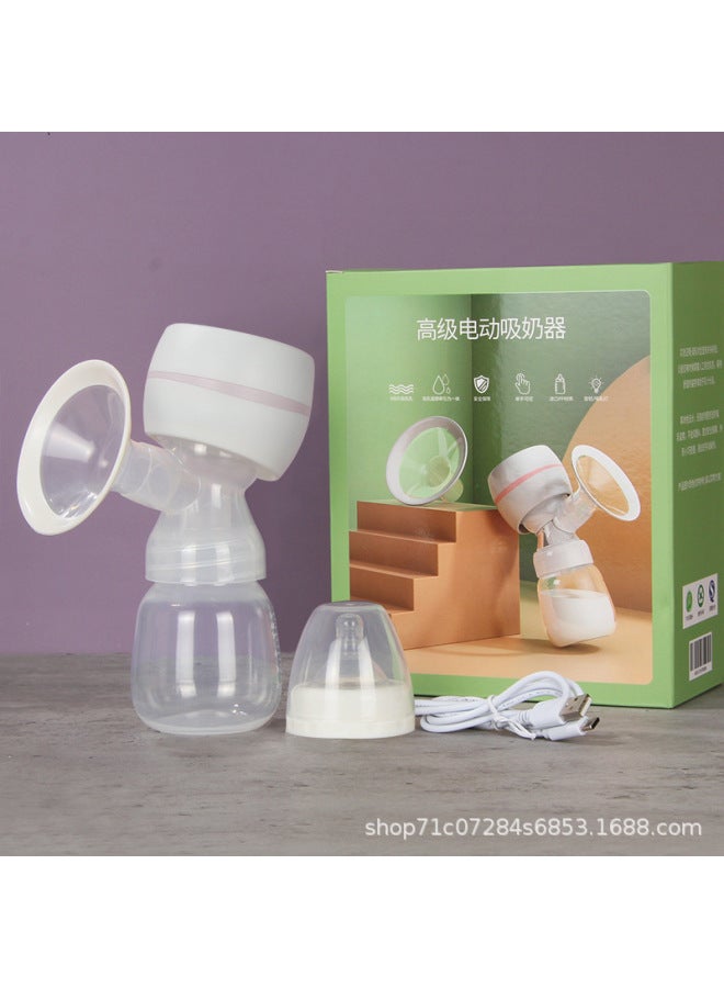 Electric Breast Pump Automatic Integrated Large Suction Pregnant Women Milking Breast Milk Massage Breast Pump Portable