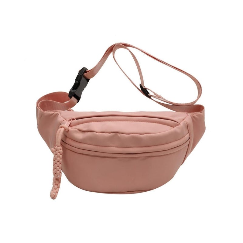 Tressential Waist Bag for Men Women | Cross Body Fanny Pack Sling Bag for Hiking, Travel, Camping, Outdoor Sports, Cycling | Money Belt with Adjustable Strap (Pink) - Image 1
