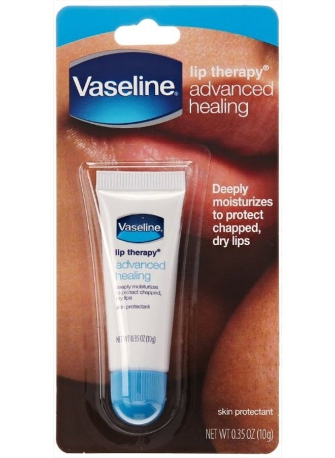 Vaseline Lip Therapy Petroleum Jelly,Adv Formula -10 Gm