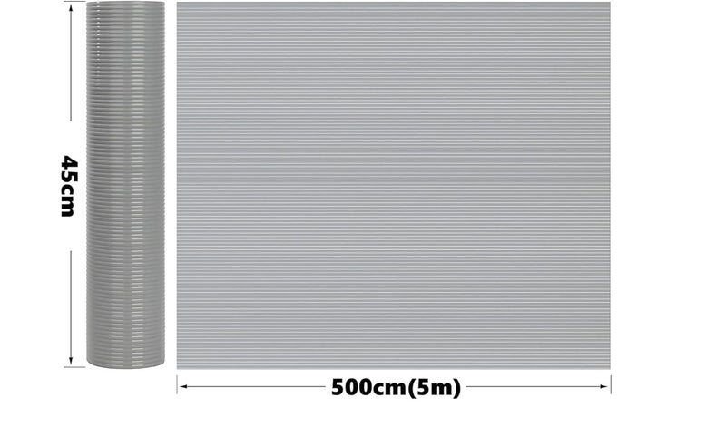 ElastPro EVA Food Grade Washable Anti Slip Mat/Sheet for Fridge, Shelf Liner, Table, Kitchen Drawer mat (Line Grey, 5 Meter) - Image 2