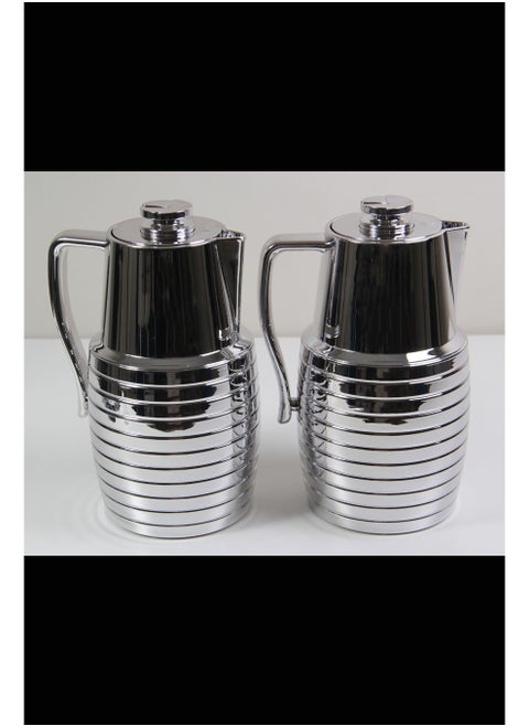 A set of thermoses,tea and coffee