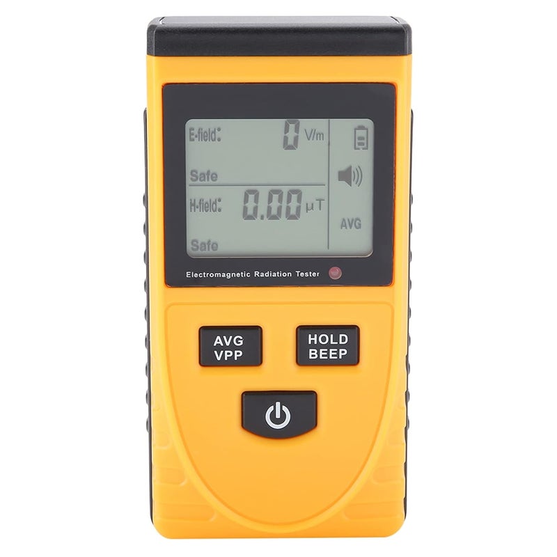 BRRNOO Digital EMF Tester High Preciseness Dual Mode Radiation Detector Plastic Material 12 5x6x3cm - Image 1