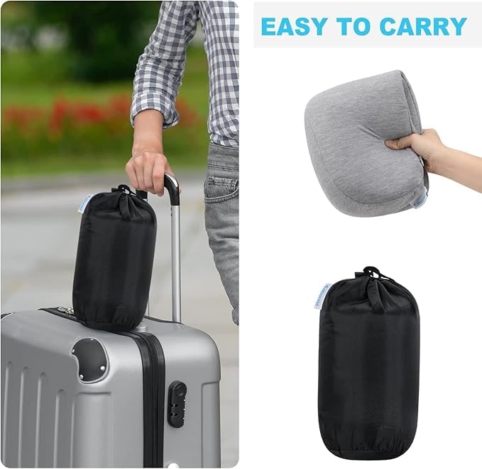 Pramit enterprise Pramit enterprise Memory Foam Orthopedic Medium Size Bolster Bed Pillows for Rest and Support with Breathable Zip Cover(18 * 7.5 * 5) - Image 2
