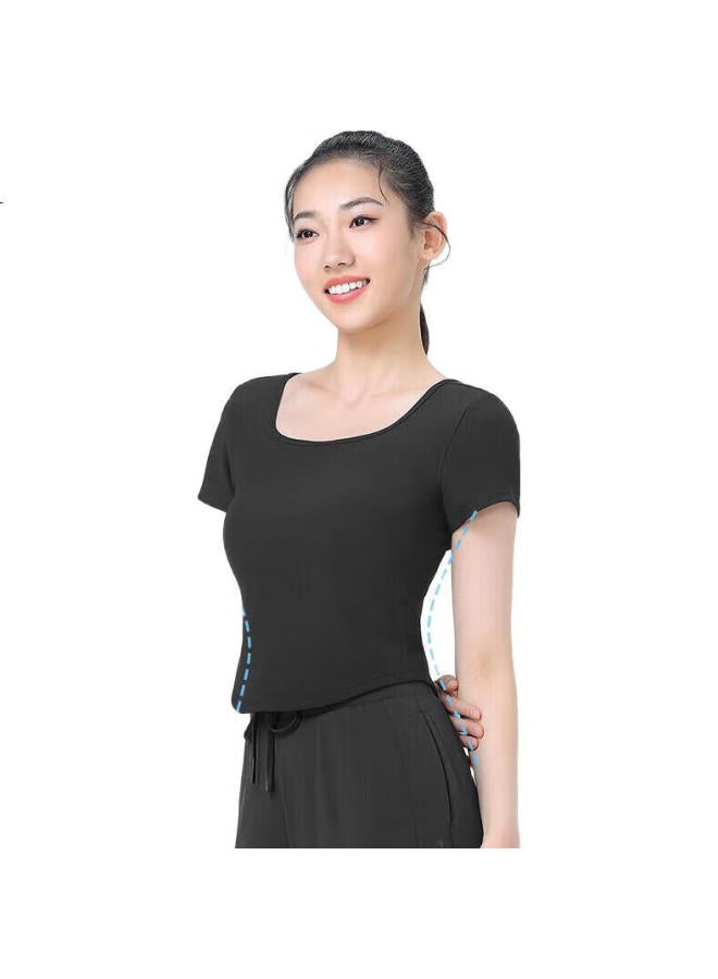 Camel Women'S Yoga Top, Short-Sleeved, Breathable, Quick-Drying, Running Shirt, Fitness Wear, Lightweight Sports T-Shirt, Y24Bat6009 - Image 3