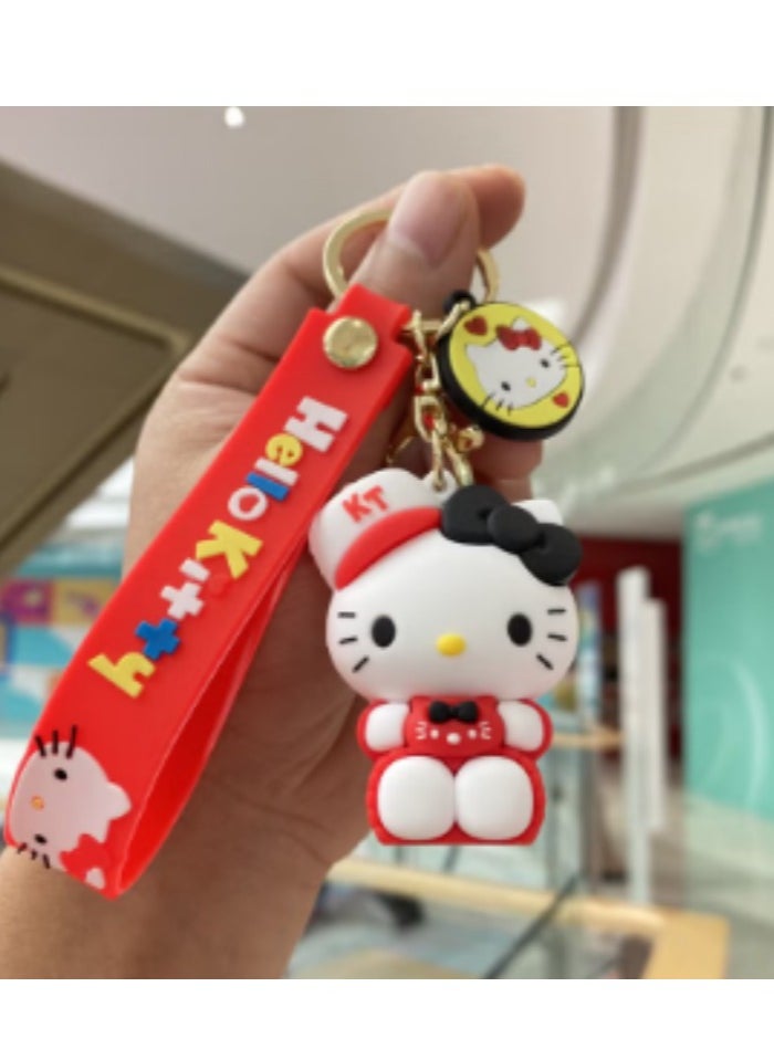 Sanrio Sanrio Hellokitty Q-version Black Bow Keychain  - Image 1