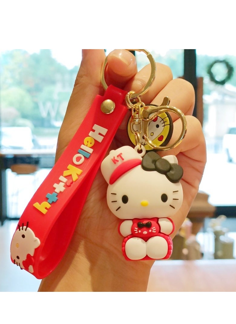 Sanrio Sanrio Hellokitty Q-version Black Bow Keychain  - Image 2
