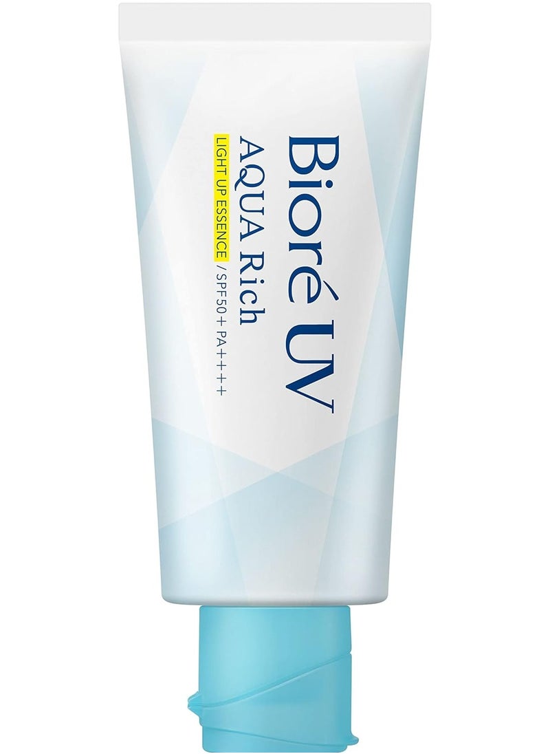 Biore Bioré UV Aqua Rich Light Up Essence 70g SPF50 + PA ++++ Sunscreen  - Image 2