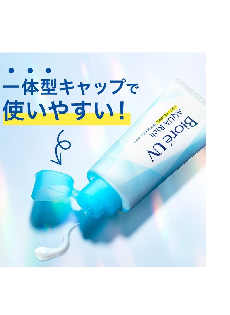 Biore Bioré UV Aqua Rich Light Up Essence 70g SPF50 + PA ++++ Sunscreen  - Image 5