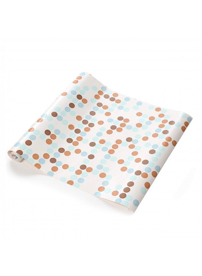 Con-Tact Brand Creative Covering, Self-Adhesive Shelf Liner, Multi-Purpose Vinyl Drawer Liner, Easy to Use and Apply, 18'' X 9', Polka Blue - Image 5