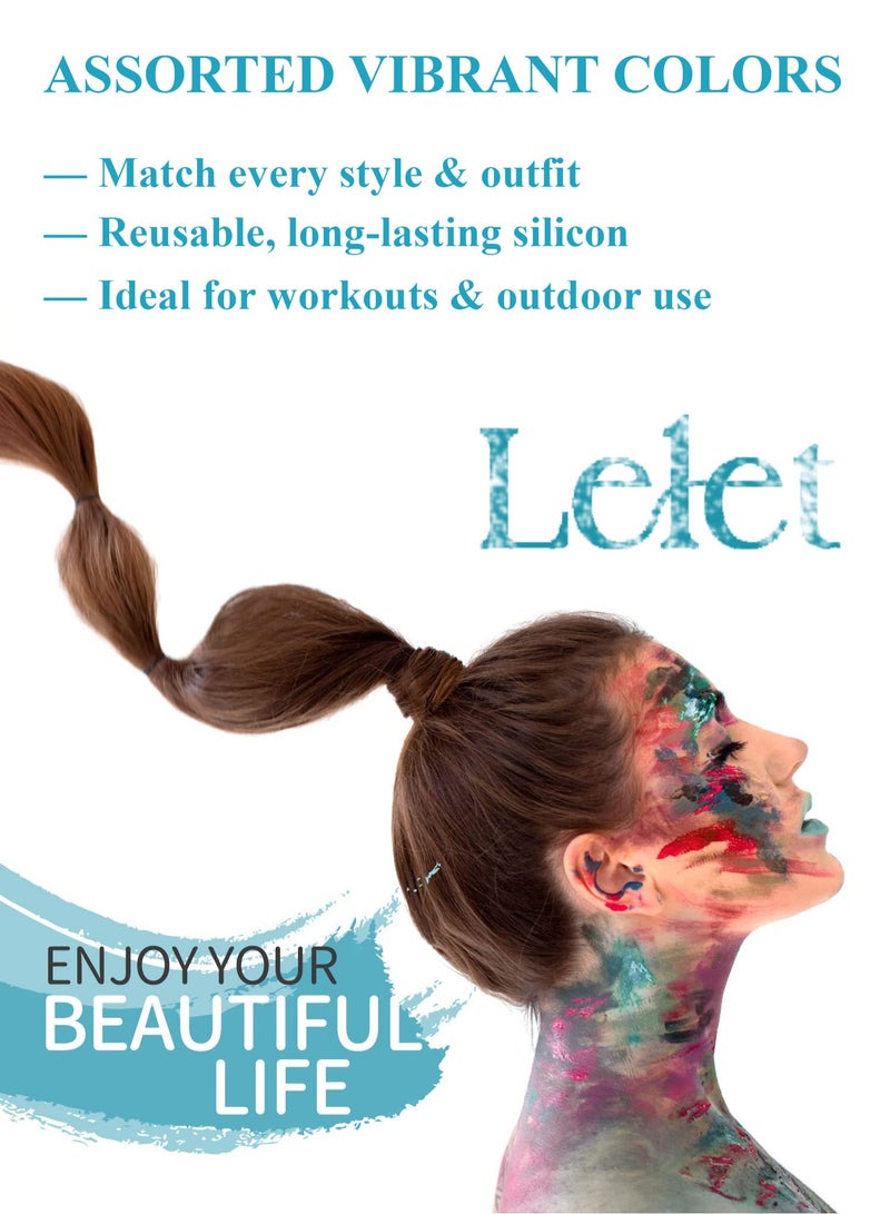Lelet 600 Pcs Multi-Color Mini Elastic Hair Ties – Soft Rubber Bands for Baby Girls & Kids | No Pull Ponytail Holders | Gentle, Durable Polybands with Compact Storage Box | Hair Accessories for Toddlers - Image 5