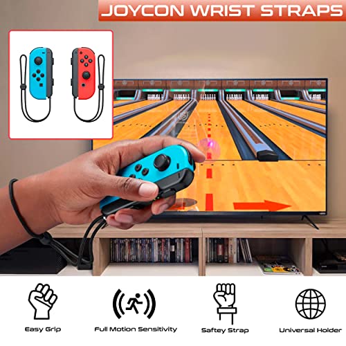 Orzly Switch Sports Games 2024 Accessories Bundle Pack for Nintendo Switch & Switch OLED with Tennis Rackets, Golf Clubs, Chambara Swords, Soccer Leg Straps & Joycon Grips - With Carry Bag - Image 5