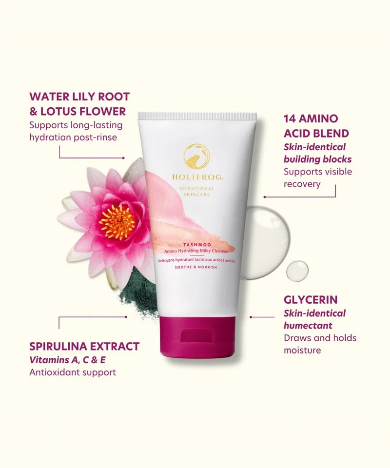 Holifrog Tashmoo Water Lily Nourishing Milky Wash