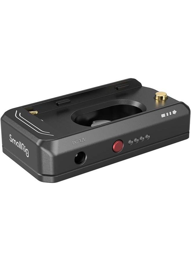 SmallRig NP-F Battery Adapter Mount Plate for Canon EOS R5, R5 C and BMPCC 4K, 6K, 6K Pro, with USB-C Port and Dual DC Outputs Compatible with NP-F970, NP-F550, NP-F770-3168B - Image 1