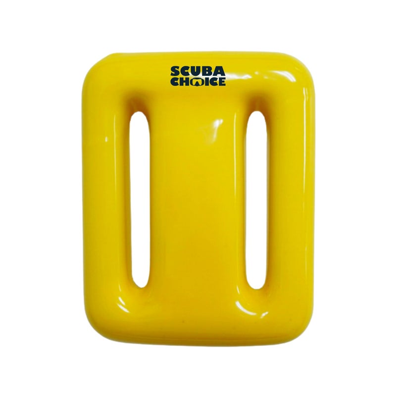Scuba Choice 23LB 104KG Vinyl Coated Diving Weights for Precise Buoyancy Enhanced Stability Compact Durable Yellow Weight Freediving Spearfishing Diving Fits 2 Webbing Belt