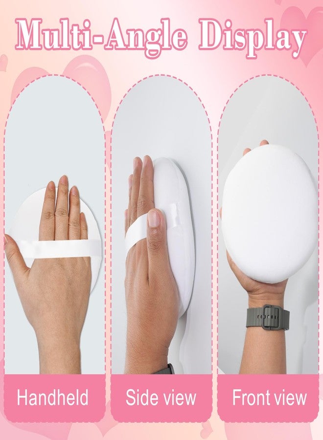 Rimoev 2 Pcs Body Powder Puff Set, 2 Extra Soft 6-Inch White Powder Puffs (3-Inch & 1.5-Inch Thick) with Storage Box, for Baby Powder & Finishing Powder, Gentle Face & Body Application - Image 5