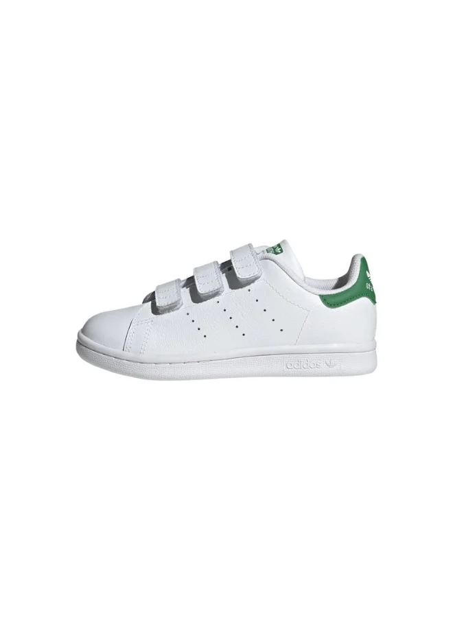 اديداس اوريجينالز adidas STAN SMITH CF C White Originals Kids Shoes