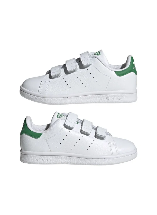 اديداس اوريجينالز adidas STAN SMITH CF C White Originals Kids Shoes