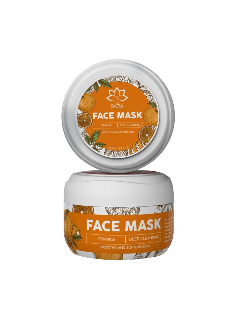 The Saba Face Mask Orange 75ml 