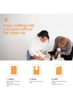 pearhead Paw Print Clean-Touch Ink Pad, Mess Free Inkless Pet Impression Kit, Safe For Cats And Dogs, Pawprint Keepsake, Pack Of 2  - Image 3
