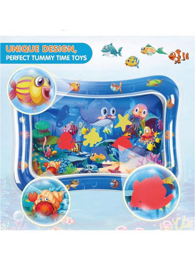 ULHYC Inflatable Tummy Time Mat Premium Baby Water Play Mat - Image 2