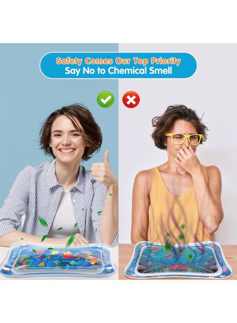 ULHYC Inflatable Tummy Time Mat Premium Baby Water Play Mat - Image 5